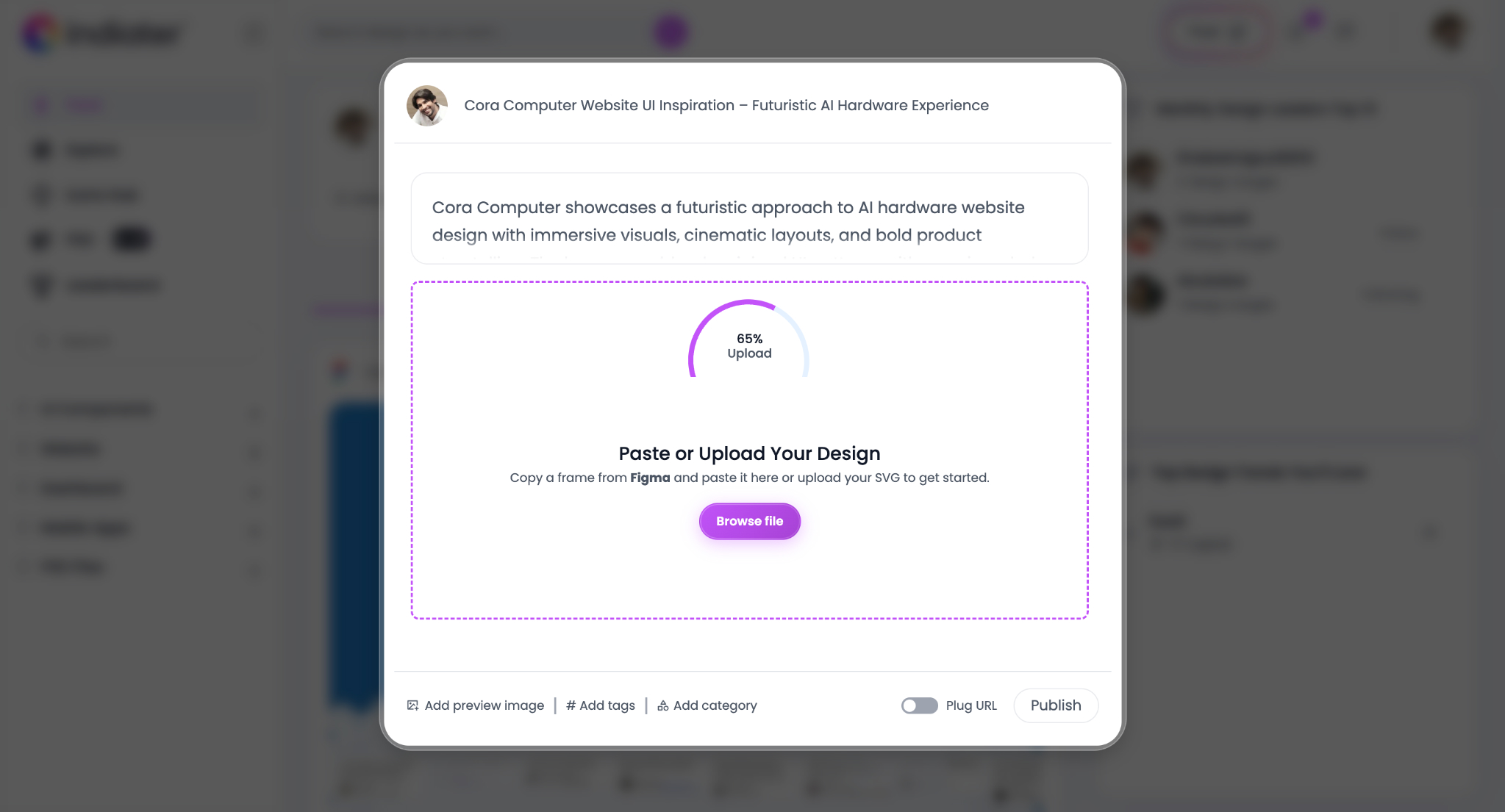Paste or Upload Your Design