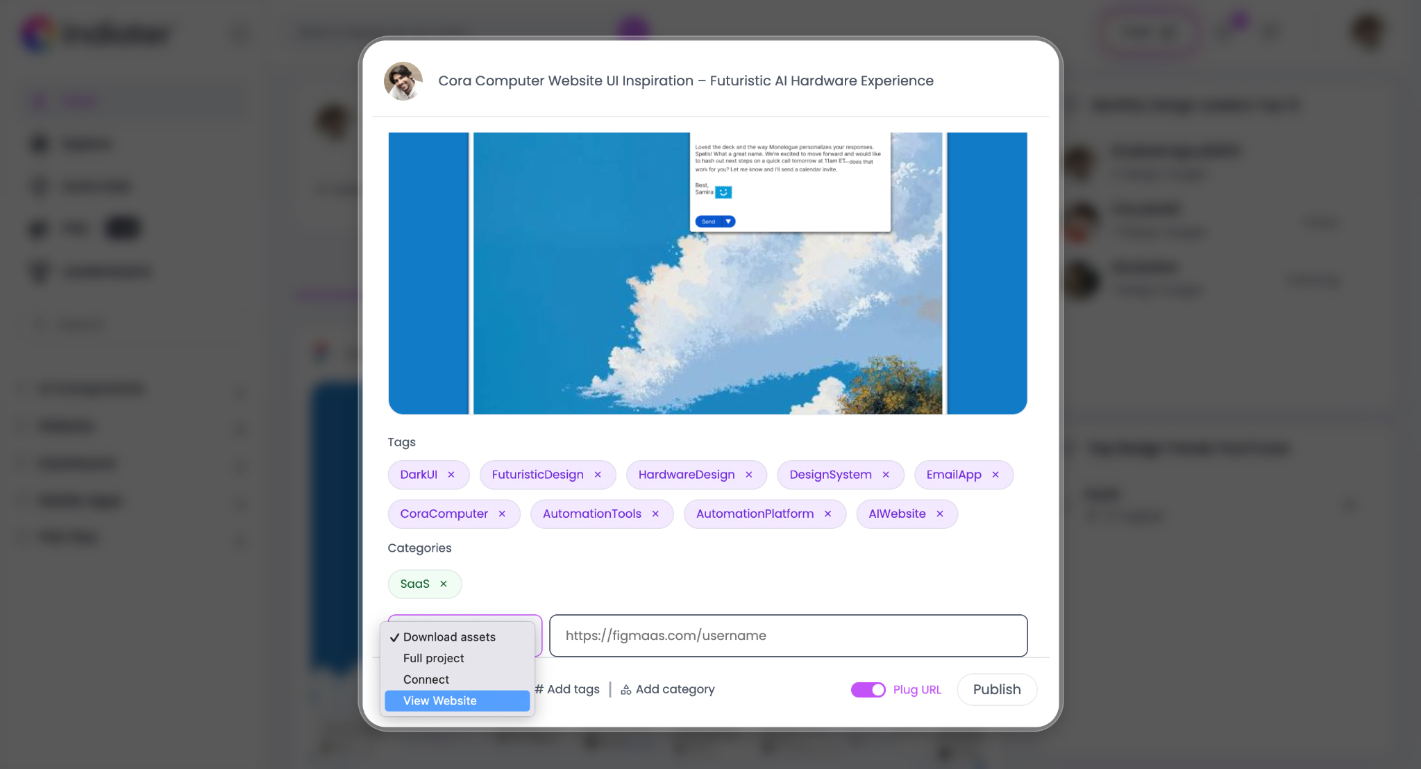 Step visualization