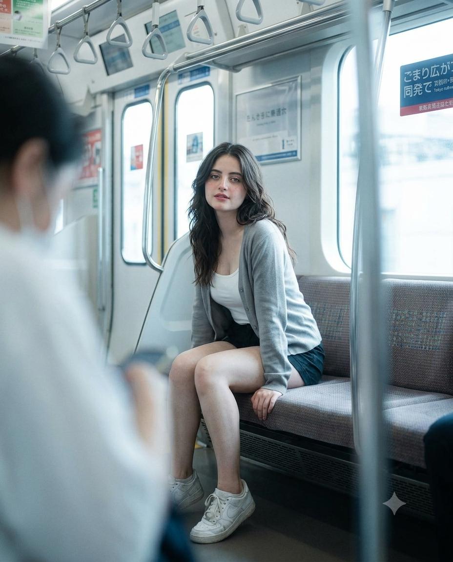 Dreamy Tokyo Subway Portrait of a Taiwanese Influencer AI Image Prompt | Gemini