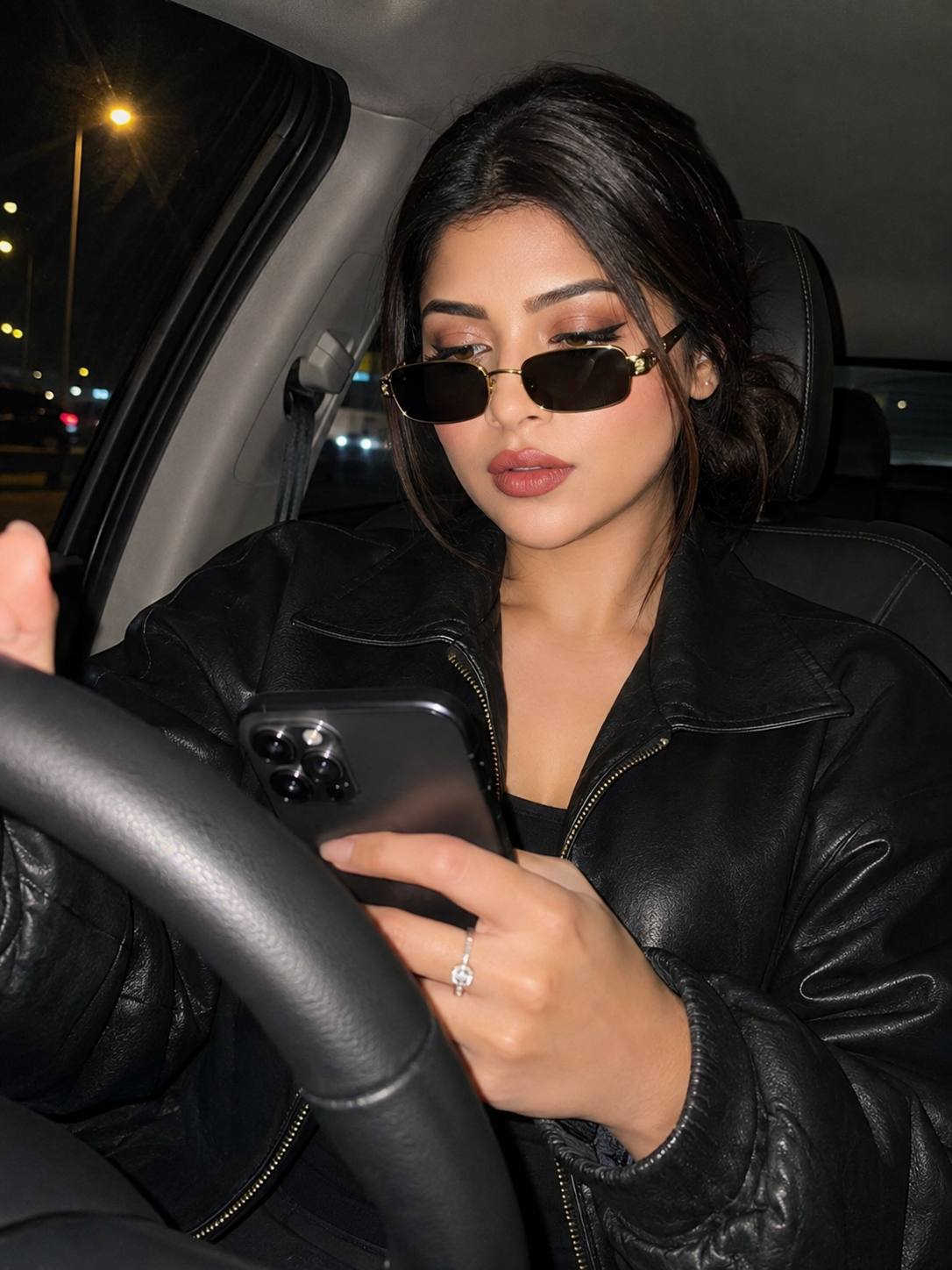 Ultra-Realistic Night Car Drive AI Portrait Prompt | 100% Face Lock Identity